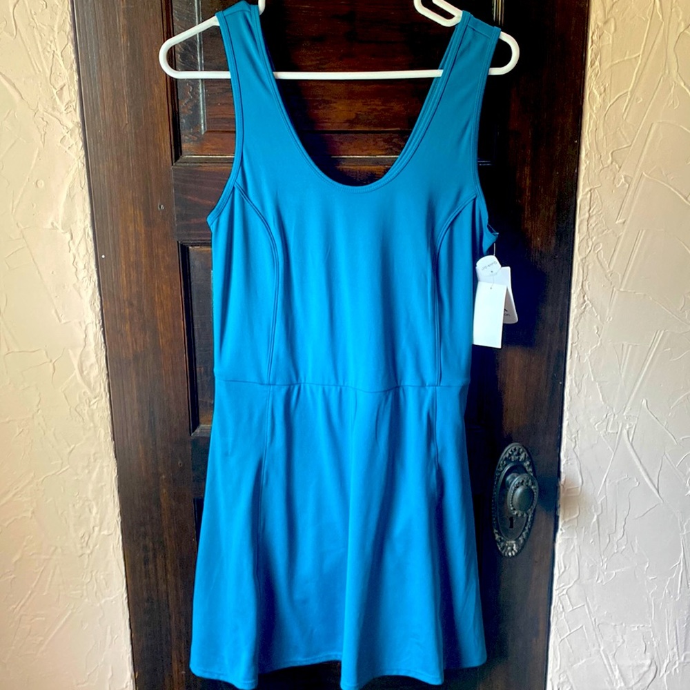 Activewear dress with shorts inside